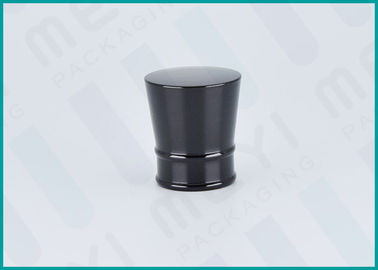 Cappucci di plastica di forma del nero multi- speciale di dimensione per la bottiglia di profumo del cilindro
