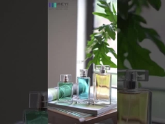 3.4 Oz Riempitibili Bottiglie di profumo quadrate vuote Oro Argento Non versati