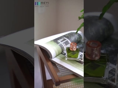 Scatola di imballaggio per bottiglie di profumi trasparenti e multicolori personalizzata disponibile