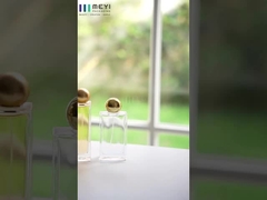 Cappucci di bottiglia di profumi leggeri in colore alluminio oro con versione crimp Neck Finish