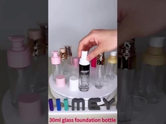 Bottiglie di vetro con fondamento