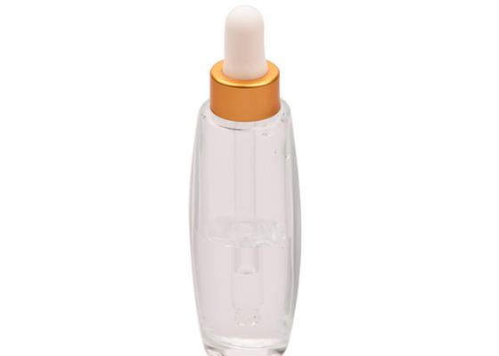 18/400 di contagoccia del vetro trasparente di 30ml 1 Oz imbottiglia la manica del silicone dei contenitori